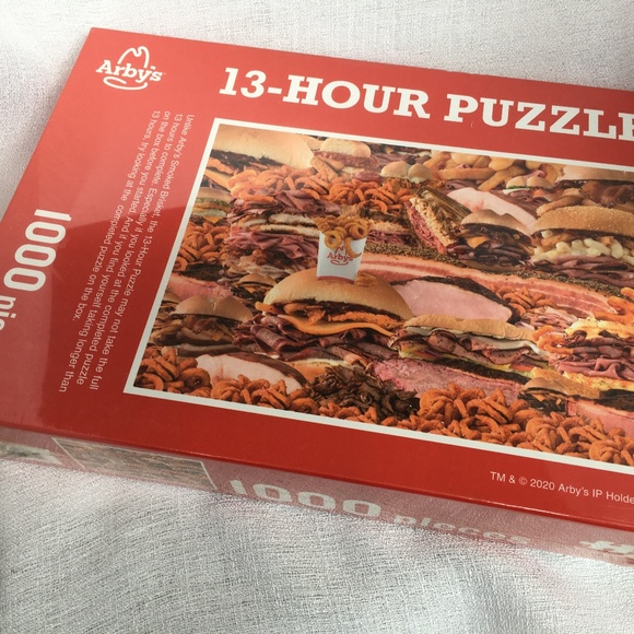 ARBY'S 13-Hour Puzzle 1000 Pieces NEW Complete Sealed Dated 2020 - Picture 2 of 6